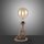 Vintage Tischleuchte E27 bis 15 W 33 cm Tau Seil