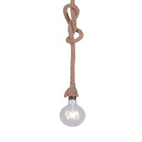 Vintage Pendelleuchte E27 bis 15 W Ø10 cm rund Tau...