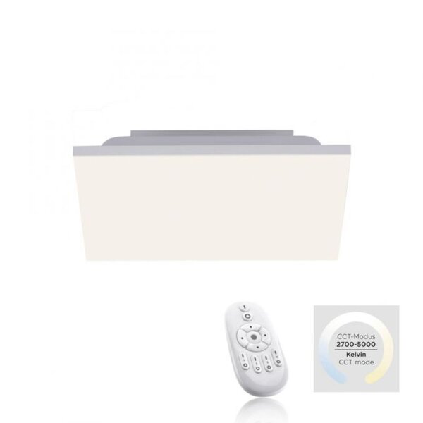 LED Deckenleuchte Weiß Dimmer 20 W Fernbedienung