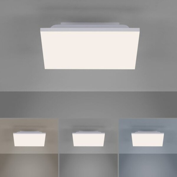 LED Deckenleuchte Weiß Dimmer 20 W Fernbedienung