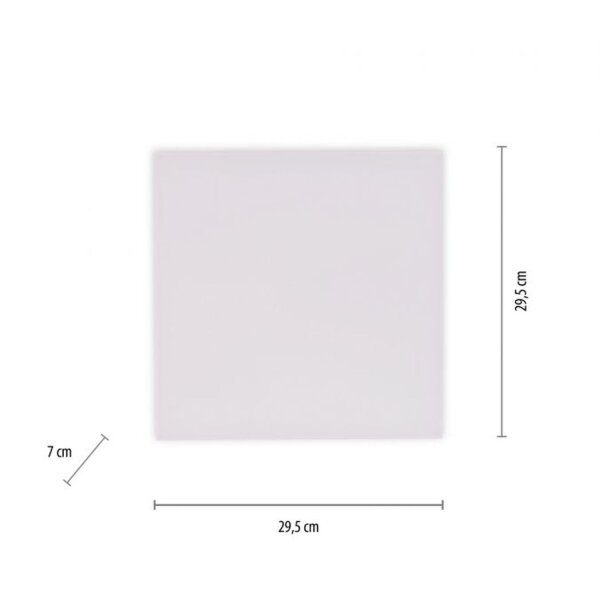 LED Deckenleuchte Weiß Dimmer 20 W Fernbedienung