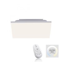 LED Deckenleuchte Weiß Dimmer 20 W Fernbedienung