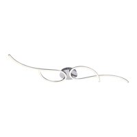 LED Deckenleuchte flexibel Stahl Metall warmweiß 14 W