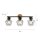 Verstellbarer Deckenspot Holz Metall 83 cm E27 Vintage