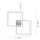 LED Deckenleuchte RGB Metall dimmbar 2700-5000 K 12 W