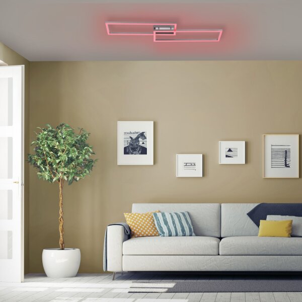 LED Deckenleuchte RGB Licht Metall dimmbar 2700-5000 K