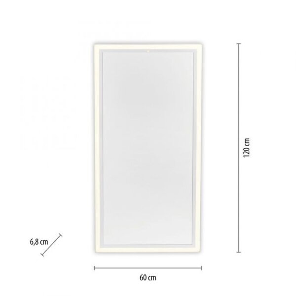 LED Deckenlampe dimmbar Infrarot Heizung L:120 cm 43 W