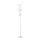 Dimmbare LED Stehleuchte Metall 156 cm 3000 K in Silber