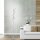 Dimmbare LED Stehleuchte Metall 156 cm 3000 K in Silber