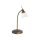 Flexible LED Tischlampe in Altmessing Glas dimmbar