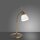 Flexible LED Tischlampe in Altmessing Glas dimmbar