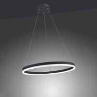 LED Pendelleuchte Anthrazit dimmbar 3000 K Ø60 cm...