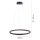 LED Pendelleuchte Anthrazit dimmbar 3000 K Ø60 cm Ring