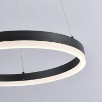 LED Pendelleuchte Anthrazit warmweiß 3000 K...