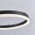 LED Pendelleuchte Anthrazit warmweiß 3000 K Ø40 cm Ring