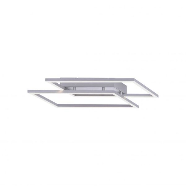 Dimmbare LED Deckenlampe L:53 cm Memory 24 W in Stahl