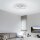 Dimmbare LED Deckenlampe L:53 cm Memory 24 W in Stahl