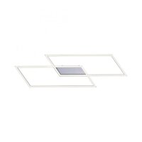Dimmbare LED Deckenlampe L:83 cm Memory 30 W in Stahl