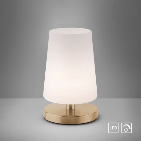 Blendarme Tischlampe dimmbar Touch Glas G9 inklusive