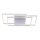 LED Deckenlampe dimmbar in Stahl L:75 cm 5760 lm Modern