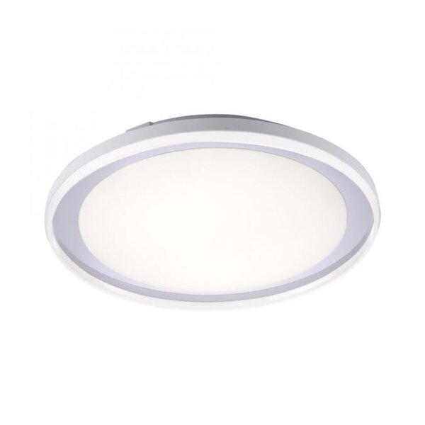 LED Deckenleuchte blendarm IP44 28 W B:45 cm in Chrom