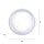 LED Deckenleuchte blendarm IP44 28 W B:45 cm in Chrom