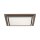 Blendarme LED Deckenleuchte dimmbar Holz B:53,4 cm 44 W