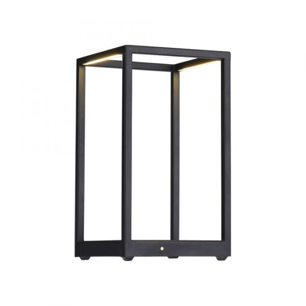 Schwarze LED Tischlampe dimmbar Touch 26 cm 4 W Memory