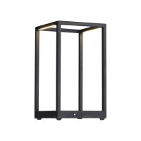 Schwarze LED Tischlampe dimmbar Touch 26 cm 4 W Memory