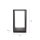 Schwarze LED Tischlampe dimmbar Touch 26 cm 4 W Memory
