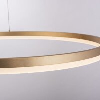 LED Pendelleuchte in Messing dimmbar 3000 K Ø80 cm...