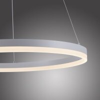 LED Pendelleuchte Weiß dimmbar 38 W 3000 K...
