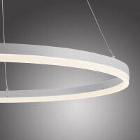 LED Pendelleuchte Weiß dimmbar 52 W 3000 K...