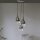 Stilvolle Pendelleuchte Glas Chrom Anthrazit E27 3-flmg