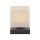LED Tischleuchte Anthrazit Glas 16 cm 580 lm dimmbar