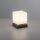 LED Tischleuchte Anthrazit Glas 16 cm 580 lm dimmbar