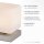 LED Tischleuchte Glas 16 cm 5 W 580 lm dimmbar in Stahl