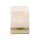LED Tischleuchte Glas 16 cm 580 lm dimmbar in Messing
