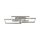 LED Deckenlampe Silber Fernbedienung 82 cm 45 W dimmbar