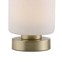 LED Tischleuchte Touch dimmbar 15 cm 3000 K in Messing