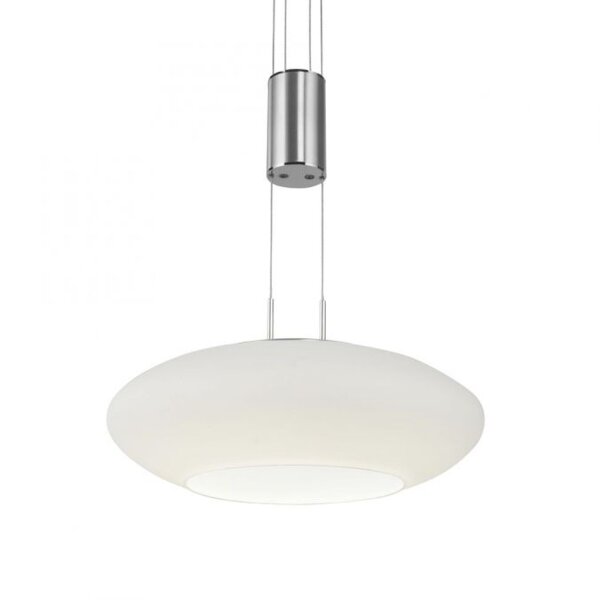 LED Hängelampe Glasschirm dimmbar Fernbedienung 4350 lm