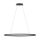 LED Pendelleuchte Anthrazit oval 3000 K 118 cm dimmbar
