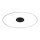 LED Pendelleuchte Anthrazit oval 3000 K 118 cm dimmbar