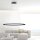 LED Pendelleuchte Anthrazit oval 3000 K 118 cm dimmbar