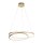 LED Pendelleuchte in Blattgold L:72 cm 3000 K dimmbar