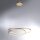 LED Pendelleuchte in Blattgold L:72 cm 3000 K dimmbar