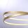 LED Pendelleuchte in Blattgold L:72 cm 3000 K dimmbar
