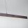 Dimmbare LED Pendelleuchte Touch 4680 lm Sepiabraun