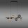 Hängelampe Rauchgrau Bernstein G9 3000 lm Glas 10-flmg