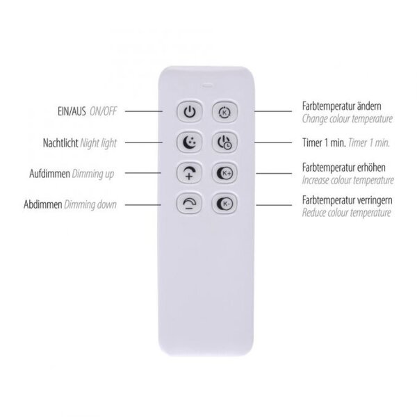 LED Pendelleuchte Holz Fernbedienung L:120 cm dimmbar